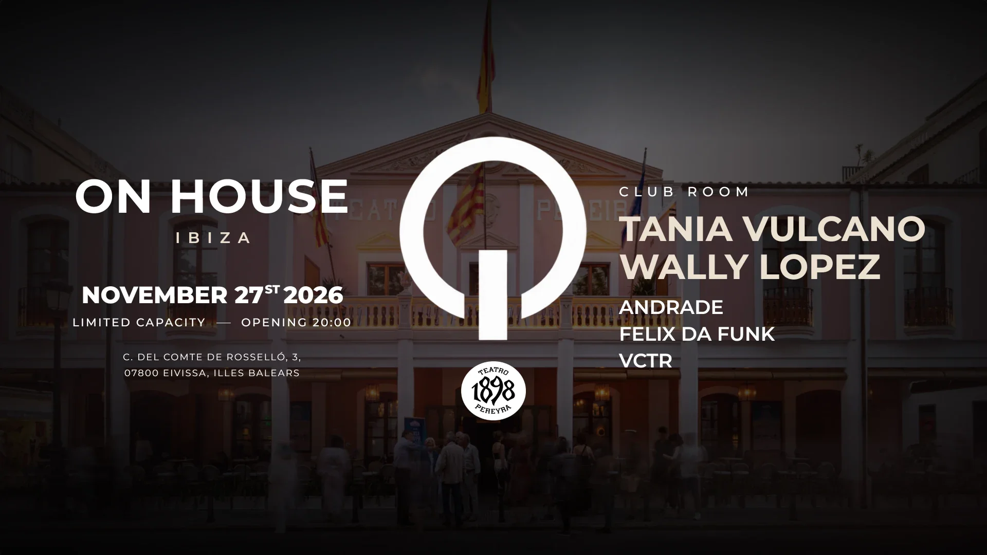 ON HOUSE x TEATRO PEREYRA poster